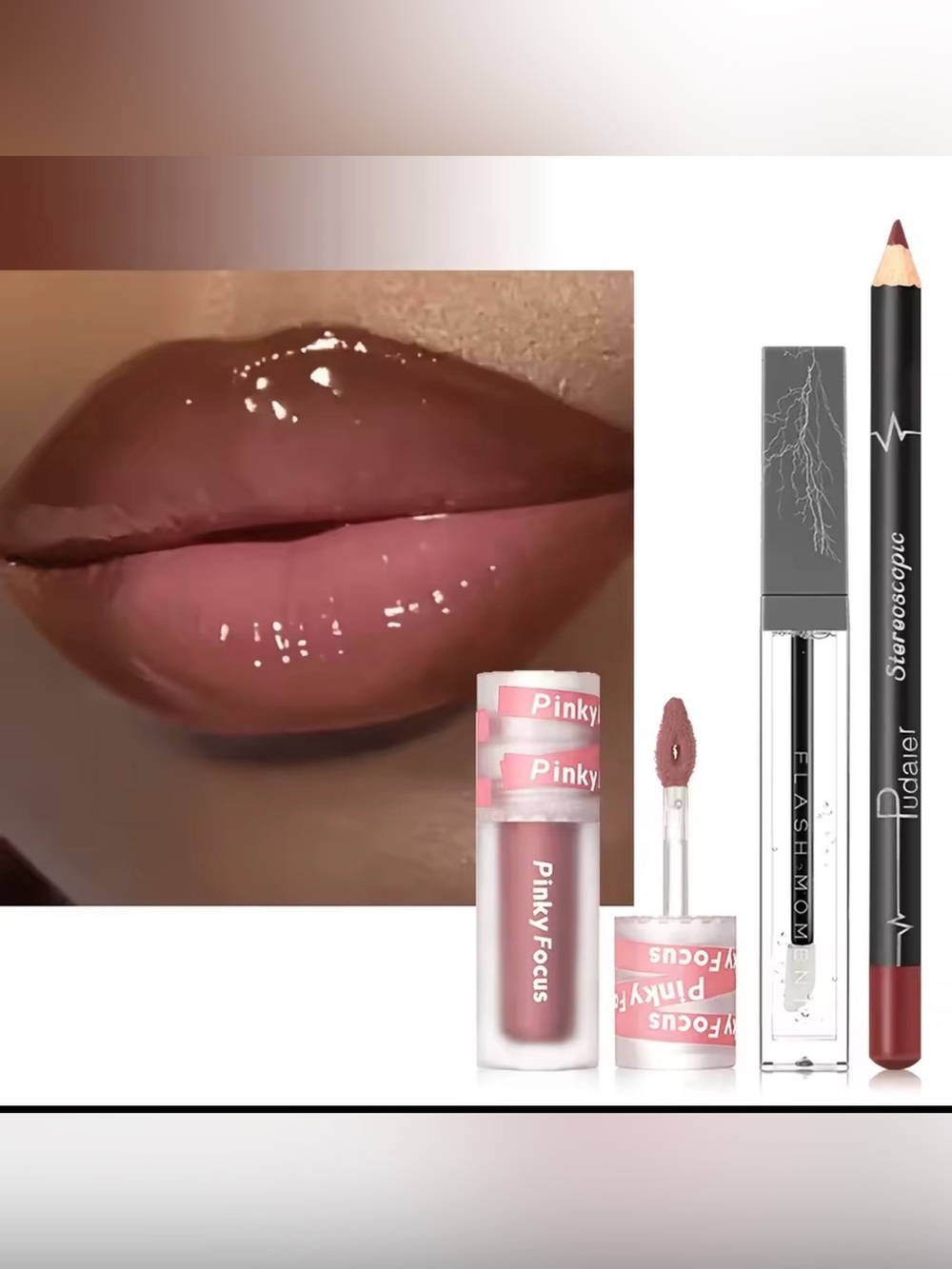 Pinky Focus Moisture Gloss — Soft Rose Pink